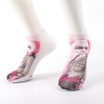 Custom ladies printed socks, Animal / Cartoon