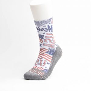 Custom printed dress socks