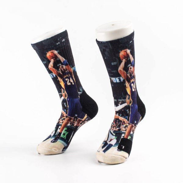 Mens cool basketball printed socks supplier Mens cool basketball printed socks supplier
