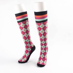 Custom printed high socks