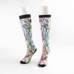 Custom printed long socks