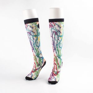 Custom printed long socks