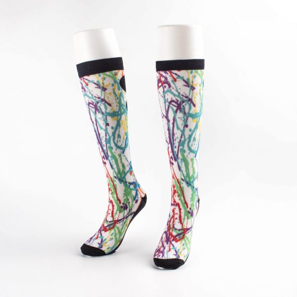 Custom printed long socks Custom printed long socks